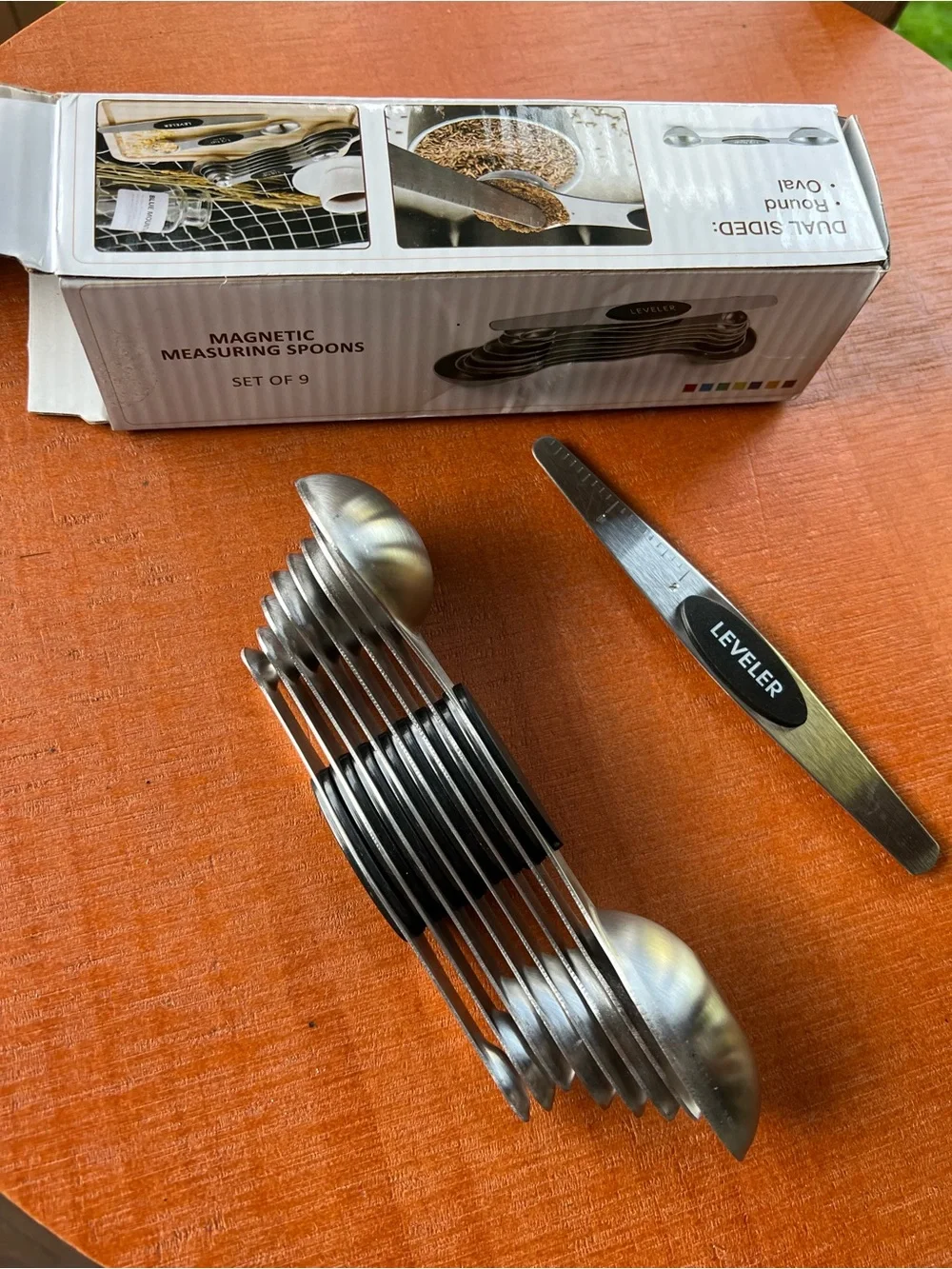 MAGNETIC MEASURING SPOONS SET OF 9 NIB
